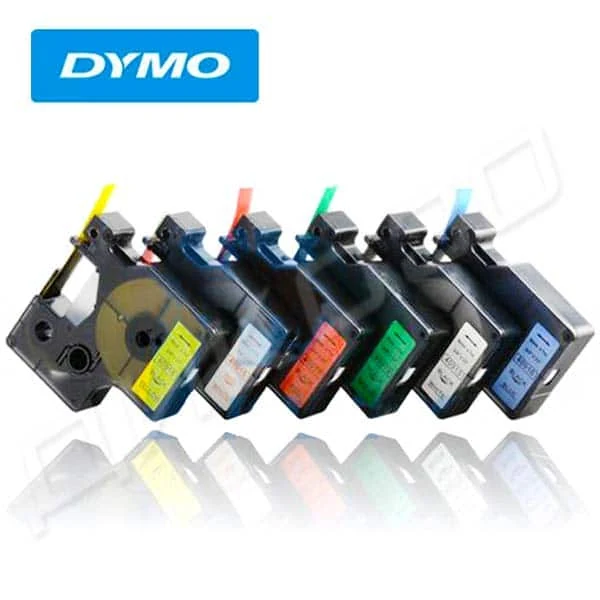 Совместимые цветные ленты — DYMO D1 43610-43624, 6 mm × 7 m