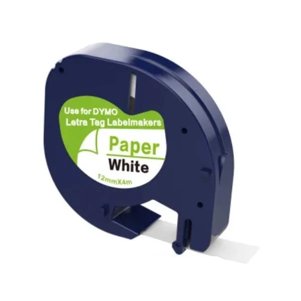 Kompatible Kassette für DYMO LetraTag 91200 Paper, 12 mm × 4 m