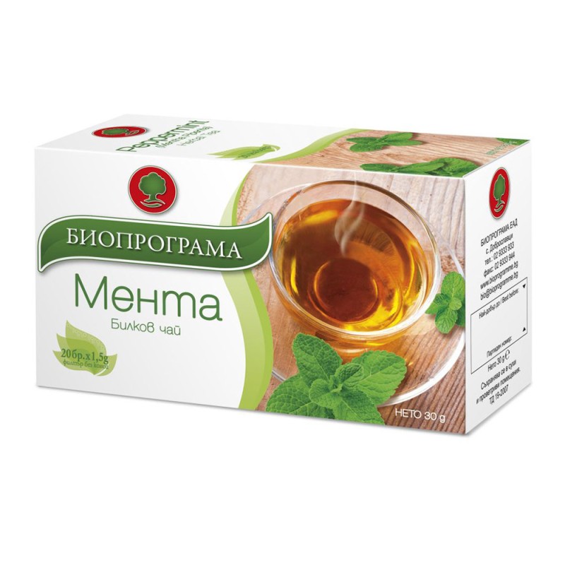 Nane çayı, 20 poşet, 30 g — Bioprogramme