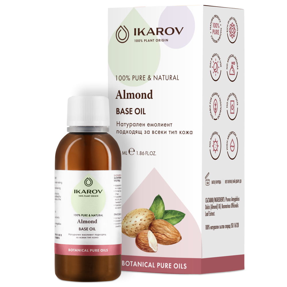 Бадемово козметично масло, 55 ml — Икаров